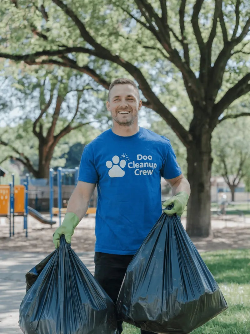 Doo Cleanup Crew commercial pet waste technician